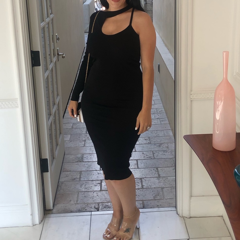Zara black dress